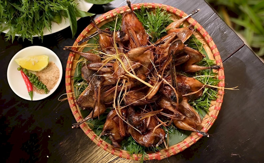 Dishes made from local wetland birds offer a rustic, distinctive flavor unique to the Van Long area